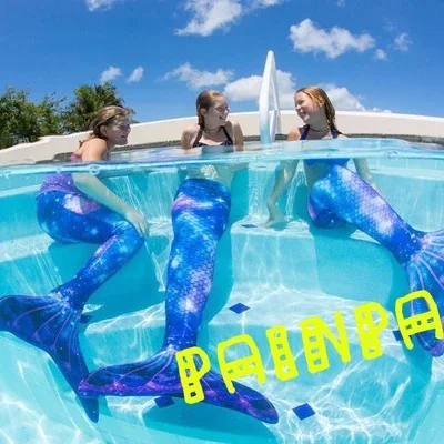  2021 New Style kids and adult swimwear beachwear mermaid tail monofin bathing