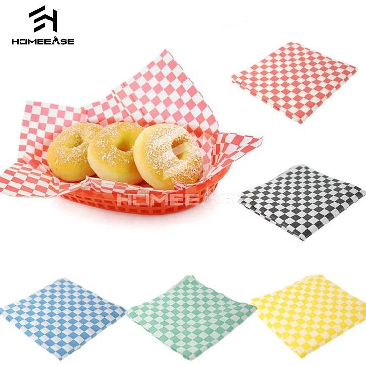 
Wholesale grill accessories film anti oil hamburger hot dog kitchen food meat wrapping paper 