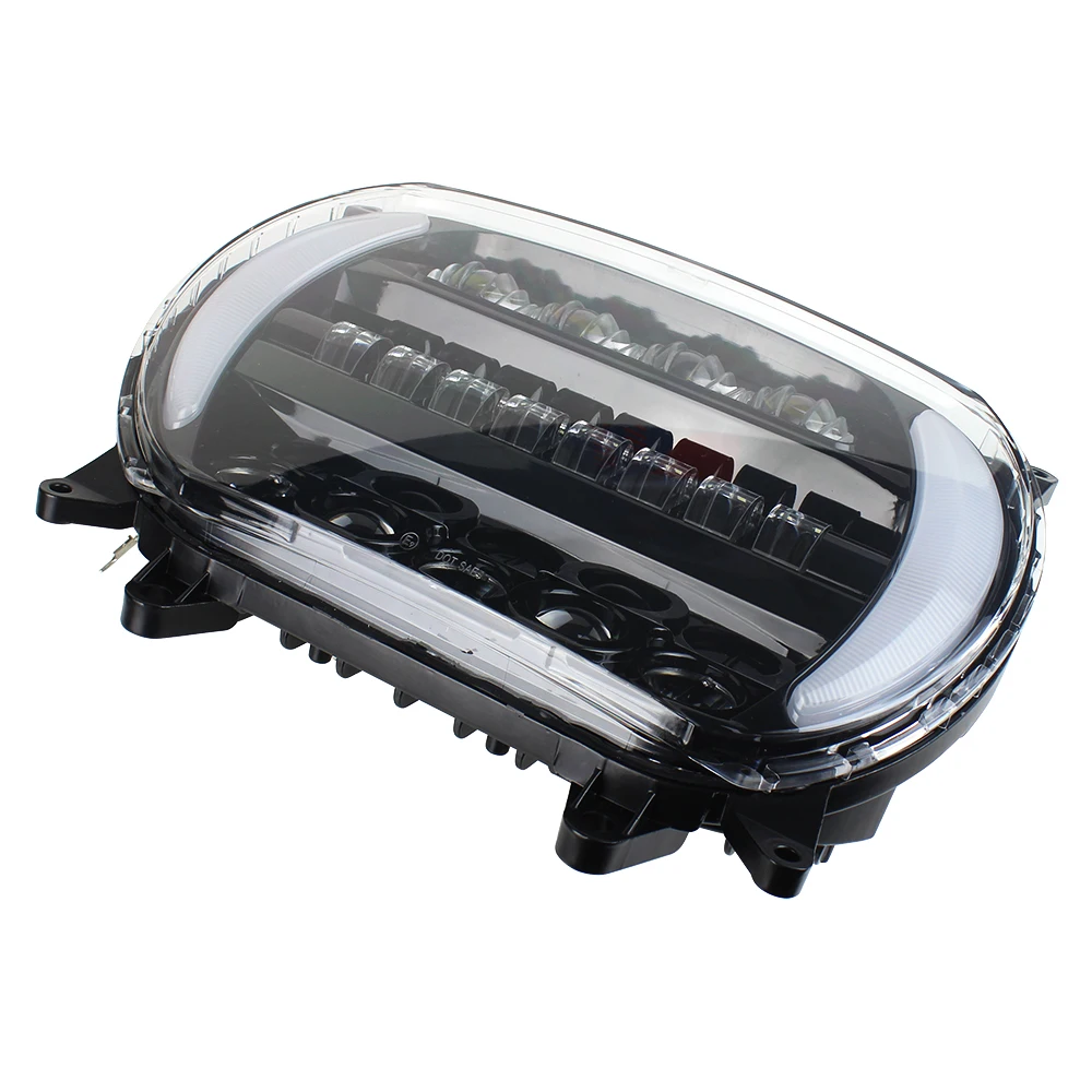 Motorcycle Dual led headlights 2015 road glide For Harley Davidson RoadGlide And RoadGlide Ultra