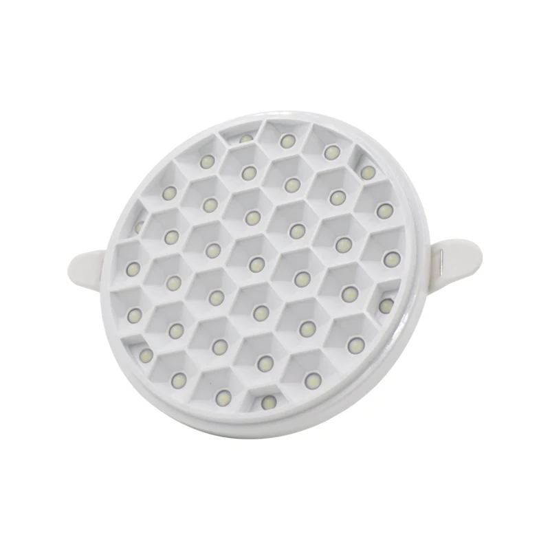 Zhongshan beehive 10w 18w 24w 36w slim round surface backlit led ceiling panel light