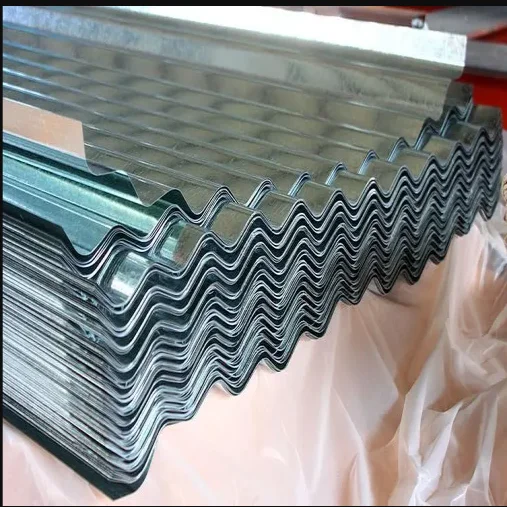 Zinc-Coated Galvanized Corrugated Metal Roofing Steel Sheet 26/28 Gauge GI BWG30/BWG32 G90/G60 Building Material Cutting BIS