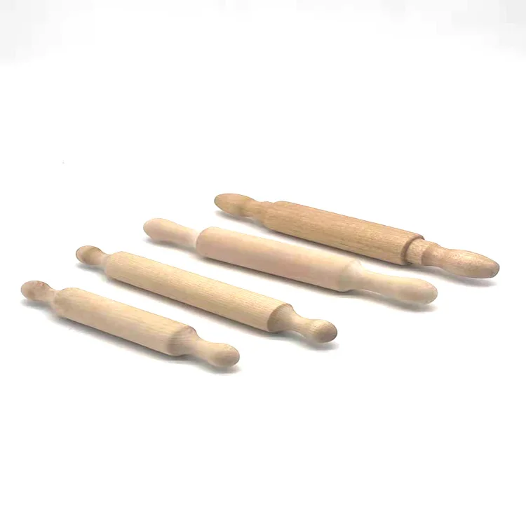 Non-Stick Decorating Embossed Kitchen Wood Mini Small Rolling Pins