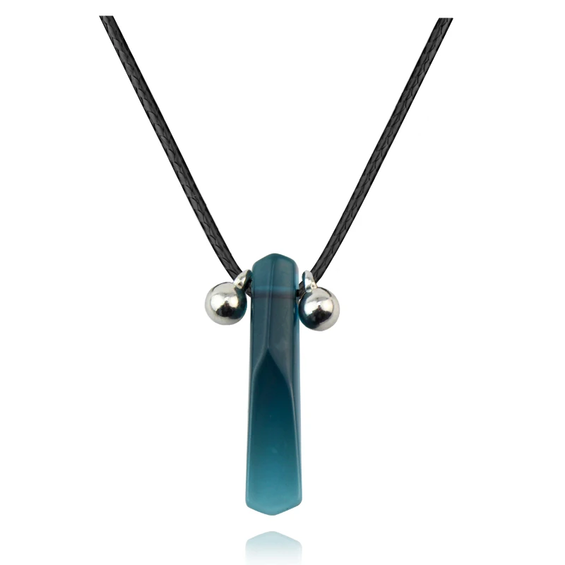 Hokage Tsunade Gemstone Nature Jade Pendant Uzumaki Charms Necklaces Halskette Anime Cosplay Prop Jewelry Adornment