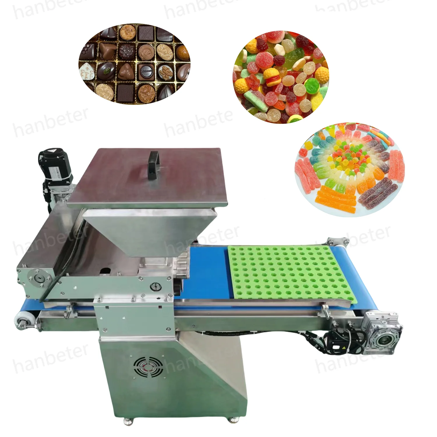 candy production pulling machine Soft Gummy Bears Candy Hard Making Machine Liquid Candy Chocolate Candies Machine