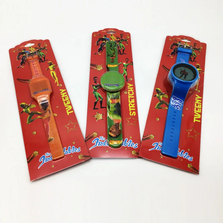 Wholesale Recycled Clear PVC Slide Blister Packaging with Insert Printed Card for Baby Watch Toy & Other Baby Products Packaging