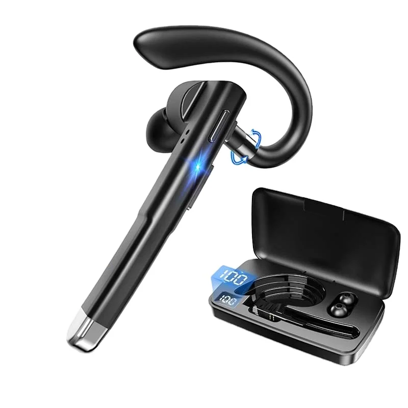 QY Yyk520 Earphone Wireless Headphones Stereo Handsfree Noise Canceling Single Headset With Mic For All Smart Phone