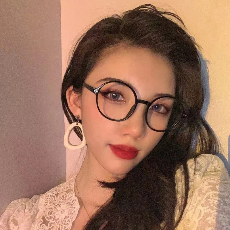  Vintage Optical Eyeglasses Environmental Frames Fashion Glasses Myopia Prescription Round