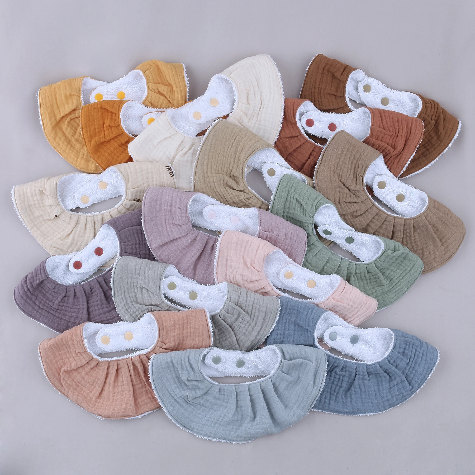 Babi Organic Cotton Muslim 360 Degree Bib Customizable Color Logo