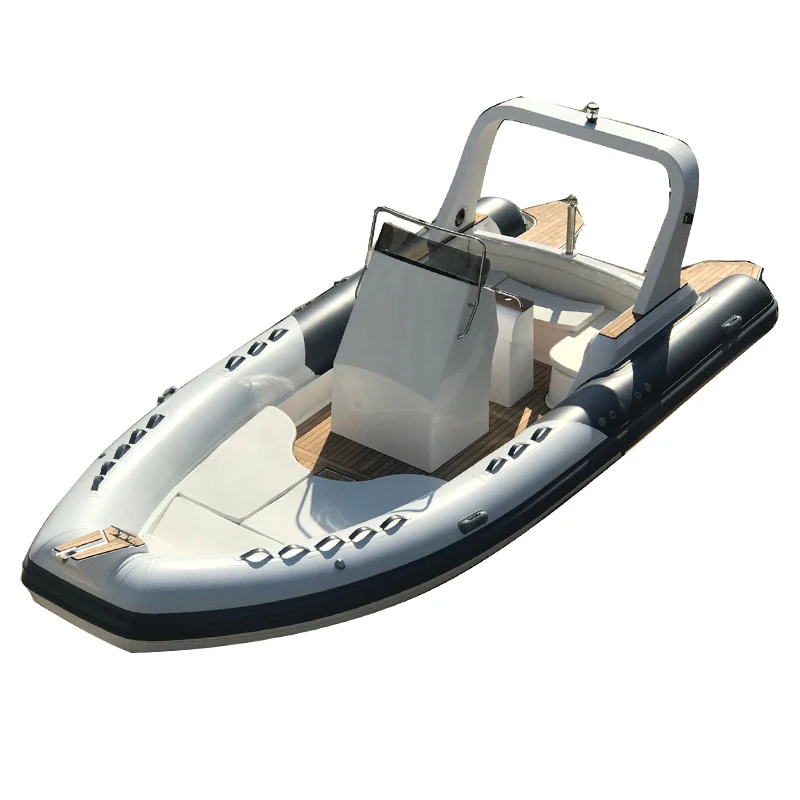 Высокопроизводительный Океанский 22-футовый 680 с глубоким V-корпусом Orca Hypalon из стекловолокна надувная лодка для рыбалки