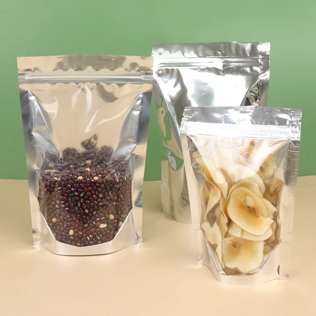 Clear Window 250g Spices Seasoning Packaging Bag Custom Recyclable Reusable Stand up Pouch Food Packing Bags for Seasoning