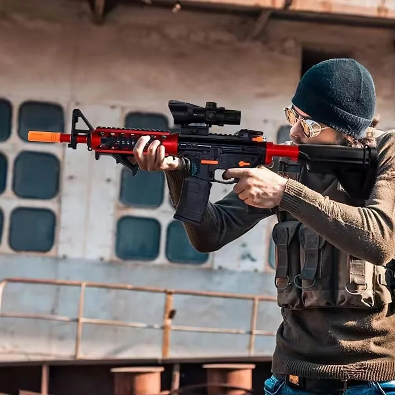 Electric M4A1 Gel Splatter Blaster Toy Gun Safe Bullet Blaster Gun Education Shooting M4A1 Toy Gun For Christmas Gift