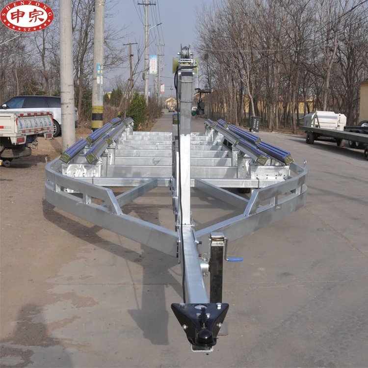5 ton Watercraft trailer and pontoon bottom boat trailer