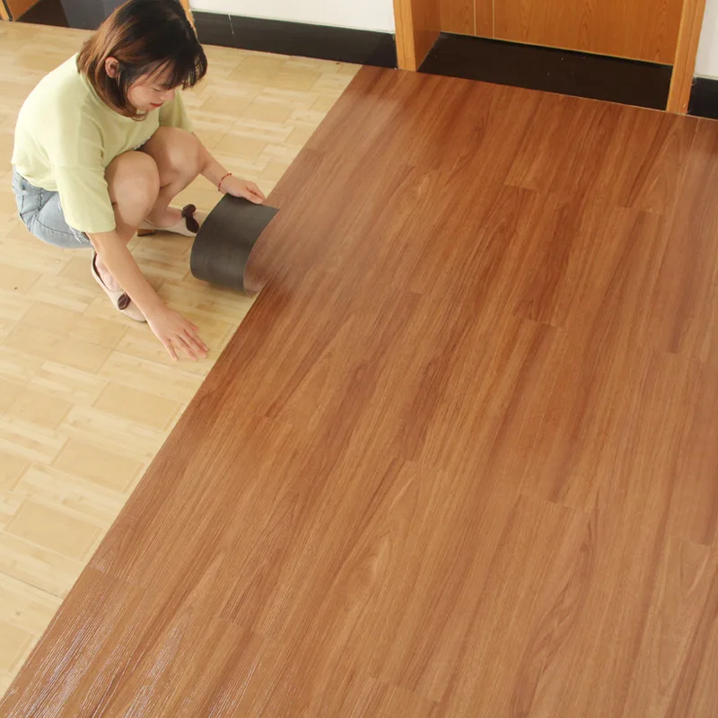 Hot sell vinyl flooring sheet for home decoration material plastic peel and stick floor tile