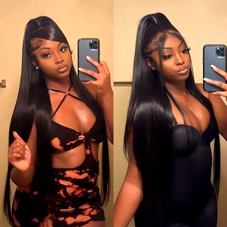 Wholesale Brazilian Virgin Remy Human Hair 13X4&6 Lace Front Highlight Wigs HD Transparent Human Hair Wigs For Black Women