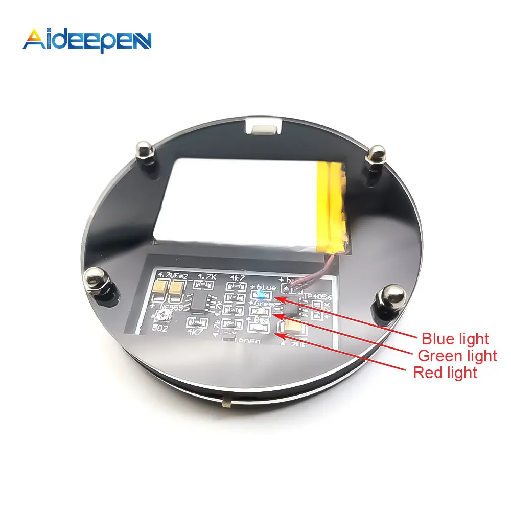 Built-in Battery 7.83HZ Schumann Resonance Ultra Low Frequency Pulse Wave Generator with Sound Resonator Box Type-c Interface