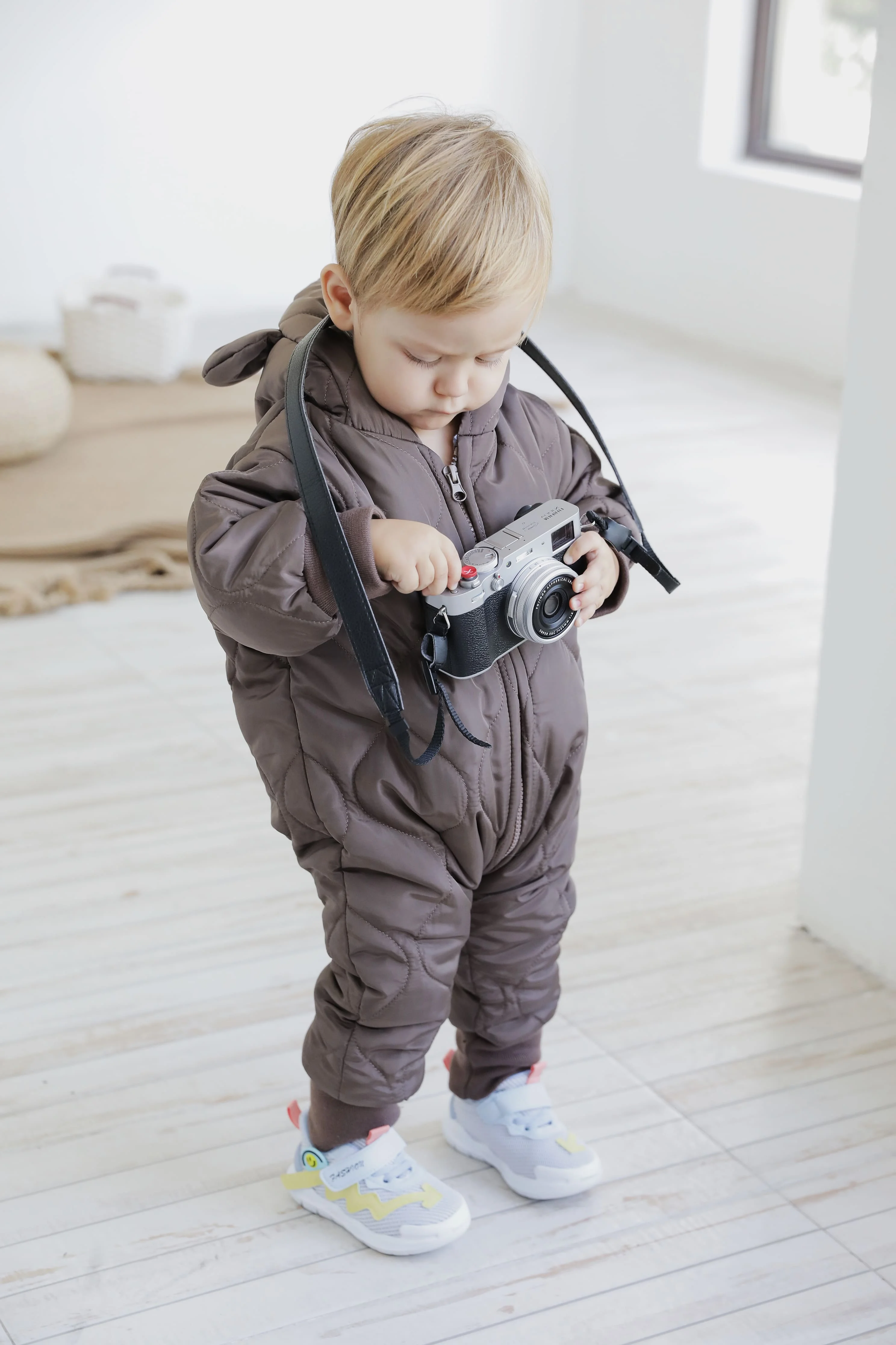 Winter clothing Male and female baby thickened warm out clothes baby zipper romper 2517