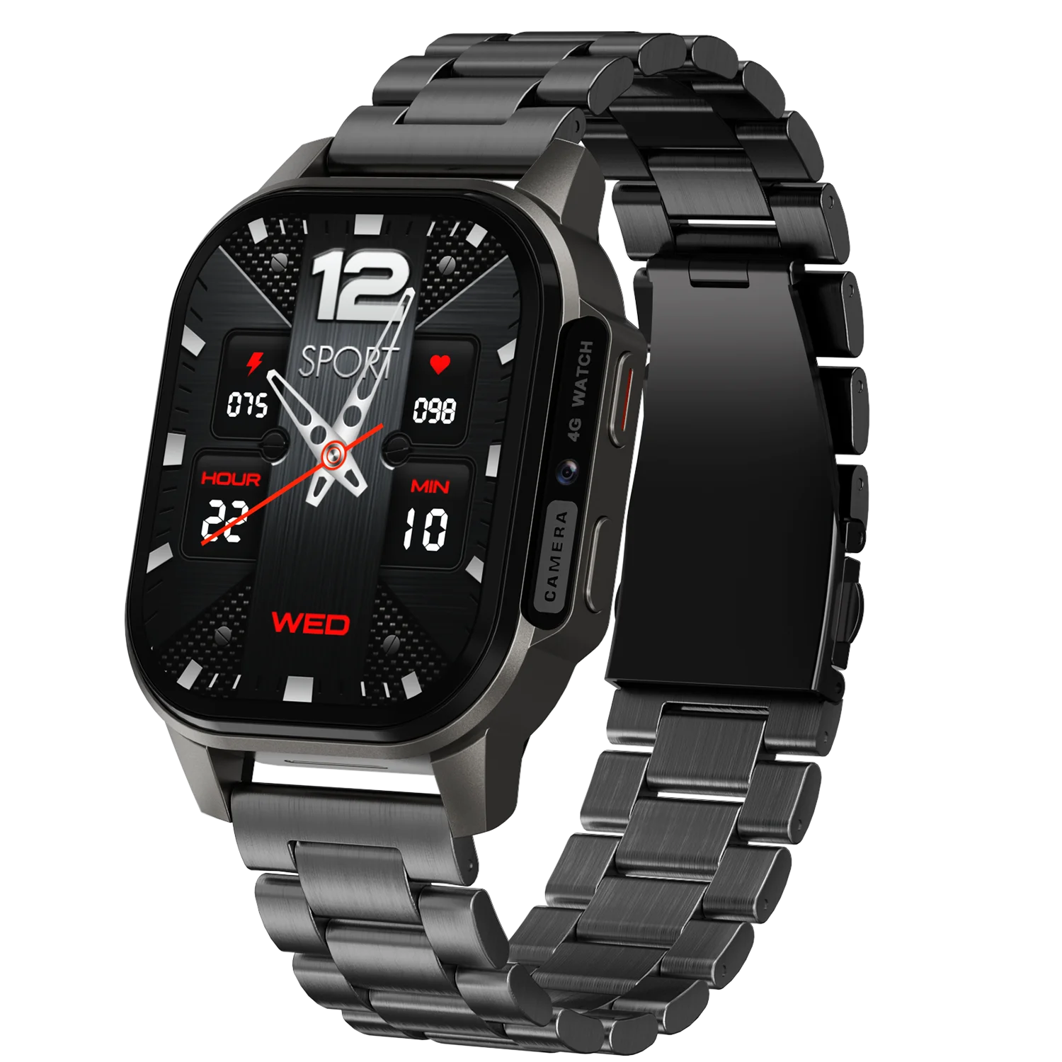 DM60 smart watch 4g Android square full touch screen HD AMOLED home remote control 4+64GB voice message view WeChat pictures