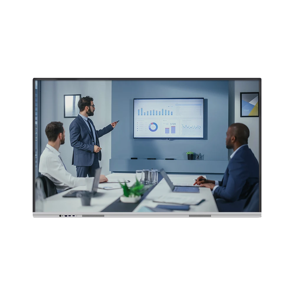 65-Inch Intelligent Interactive Tablet with 65-Inch Screen Size Whiteboard LED Panel for Schools Window Multimedia Digital Usage