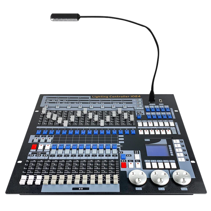 Мини черный 1024 DMX512 консоль сценического освещения для движущийся головной свет Dj диско-шоу контроллер