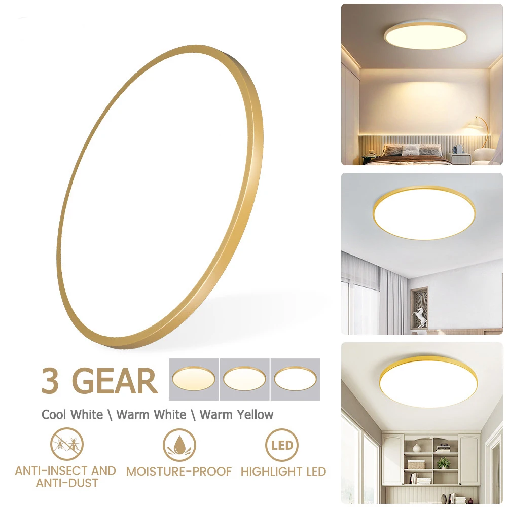 LED Ceiling Lights Ultra Slim LED Round Recessed Downlight