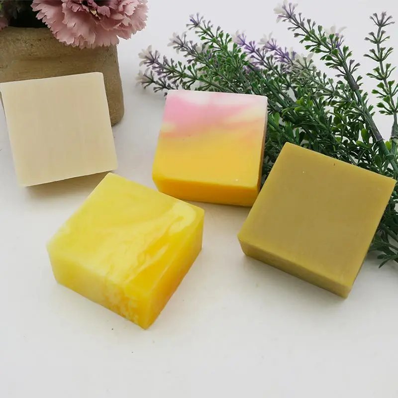 100G Wholesale Transparent Essential Oil Soap Handmade Women Vegan Flower Scented Natural Flavors Face Bath Yoni Soap