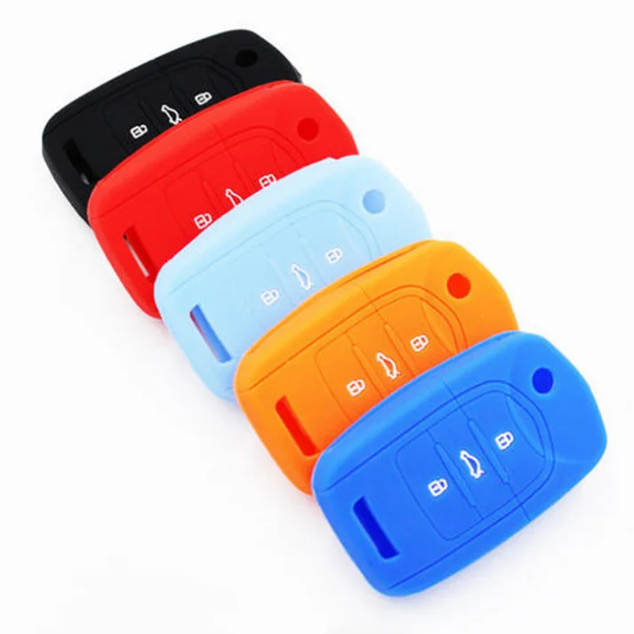 hot sale quality waterproof silicone protective case silicone cover holder car key cover