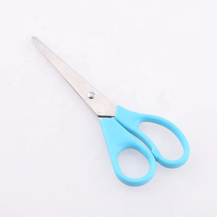 Colorful Decorative Paper Edge Blunt Tip Scissor For Kids Design Cutting Prevent From Scratching Scissors