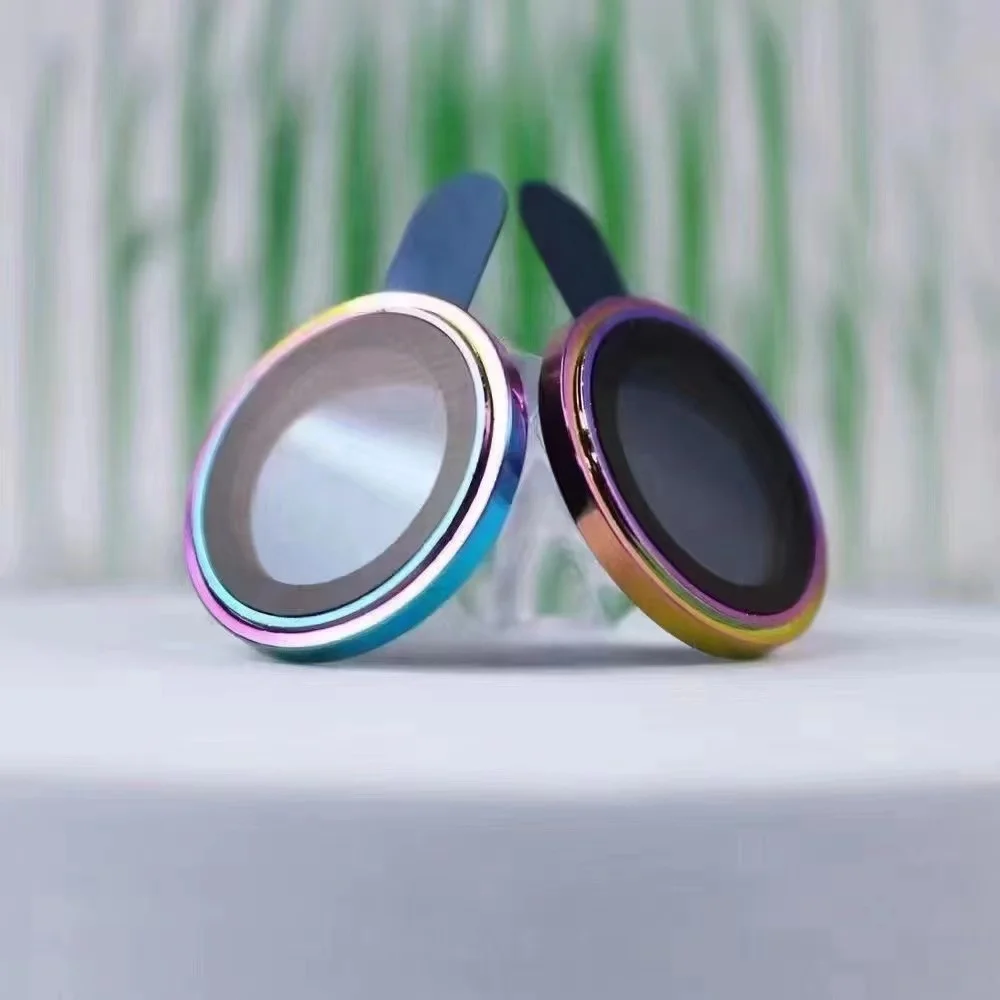 13 12 11 Pro Max I Phone Glass Diamond Ring Mobile Back Lens Film Metal Protectors Cover Camera Lens Protector For Iphone 14