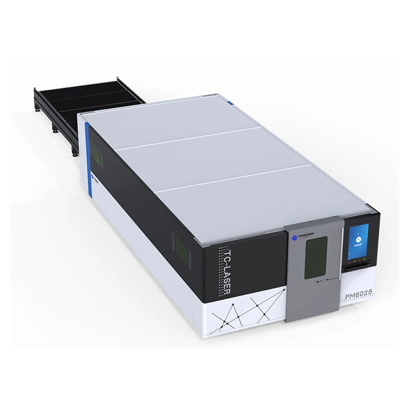 big power 20000w/40000w full enclosure Exchange Platform large format  High Quality Carbon Fiber Laser Cutting Machine