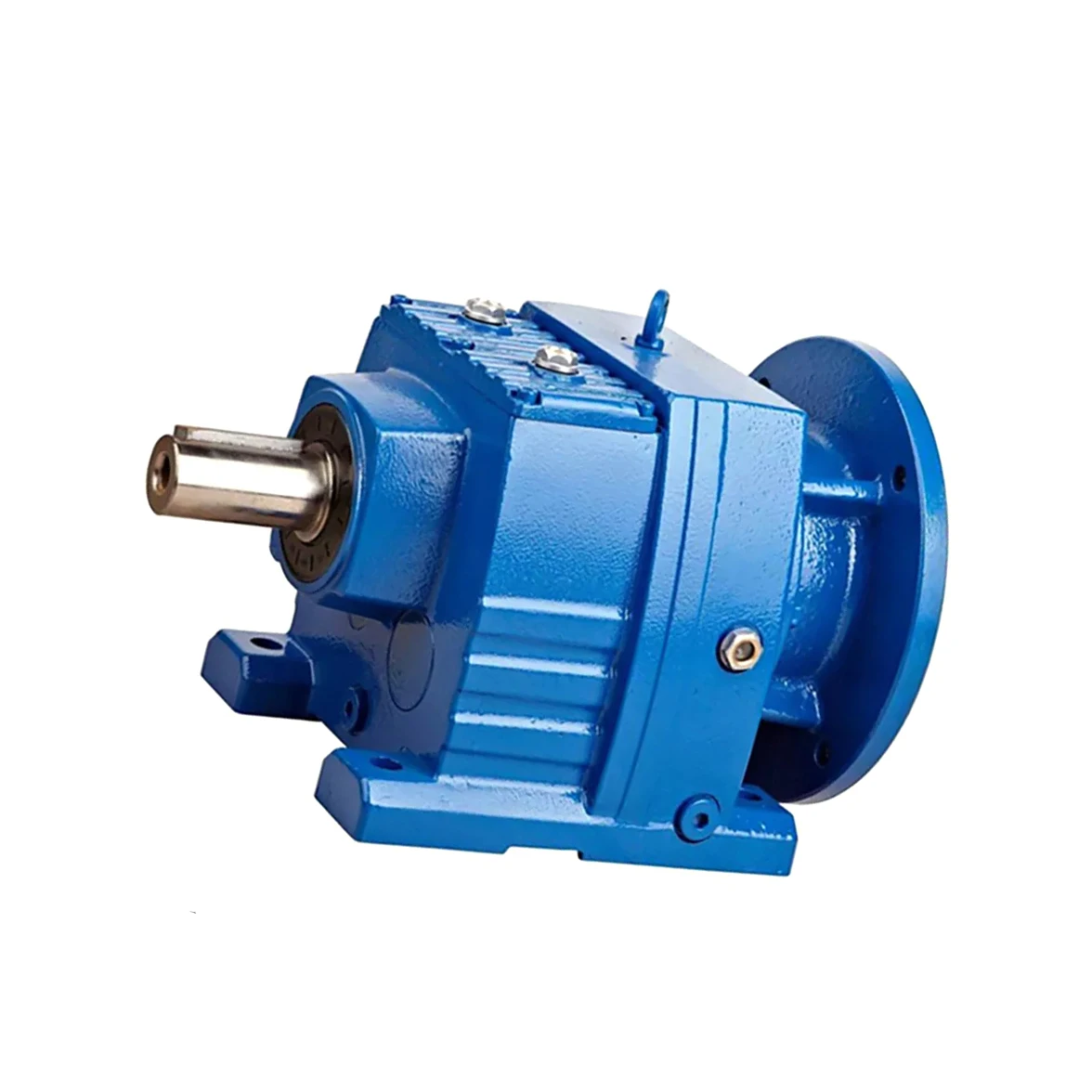 Industrial High Precision R Type Helical Gearmotor With Input Flange Motorreducer Planetary Gear Motor For Concrete Mixer