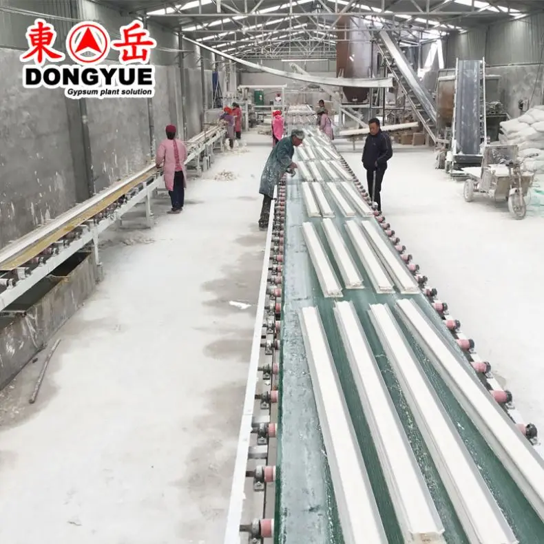 Fully automatic gypsum cornice/line making machine/production line with viarious shape