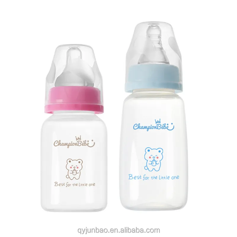 Factory Supply Oem Service Food-grade PP plastic PVC Free custom baby bottle anti colic Feeding bottle For Babies drink