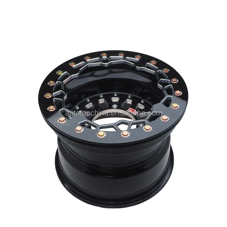 UTV Beadlock колеса полностью рабочий настоящий 3 шт. пара 14x7 передние 14x10 задние для