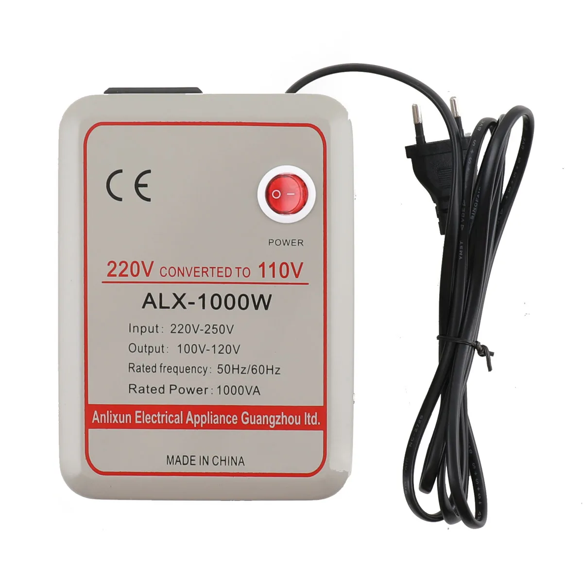 1000W 220V to 110V AC power voltage converter step down transformer for home electrical appliance