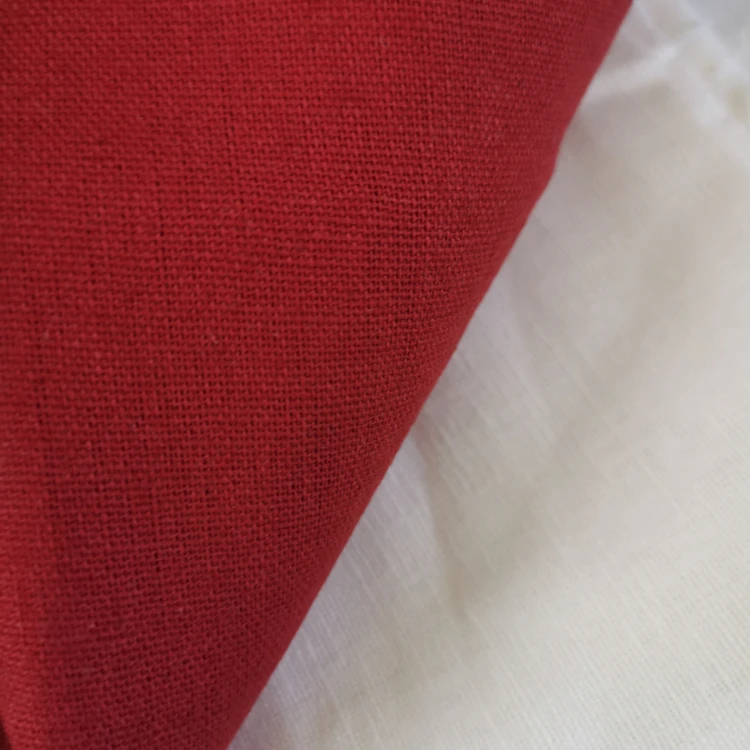 Linen supplier wholesale soft eco-friendly linen cotton fabric for garment