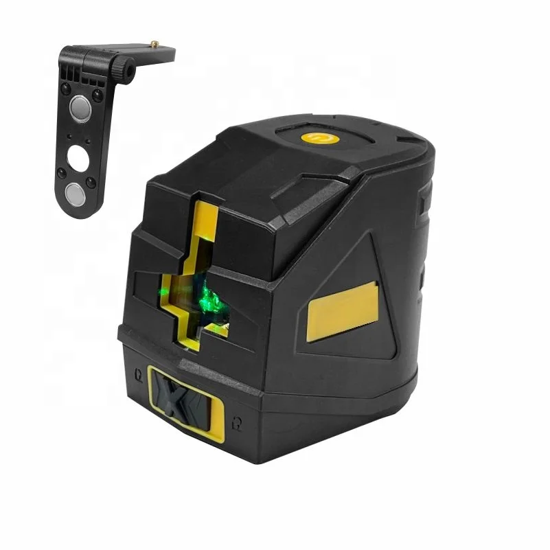Green Cross-Line Laser Level with Vertical and Horizontal Beams For Building Measuring Tools