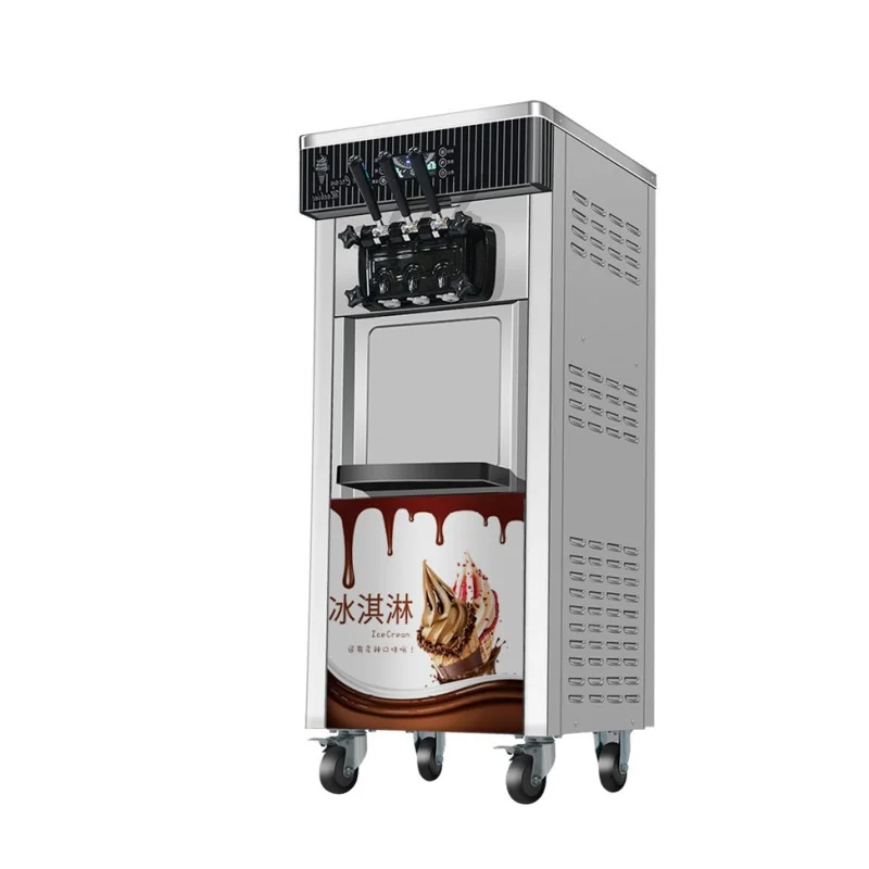 commercial ice-cream-maker  electric ice cream soft ice cream machine for sale