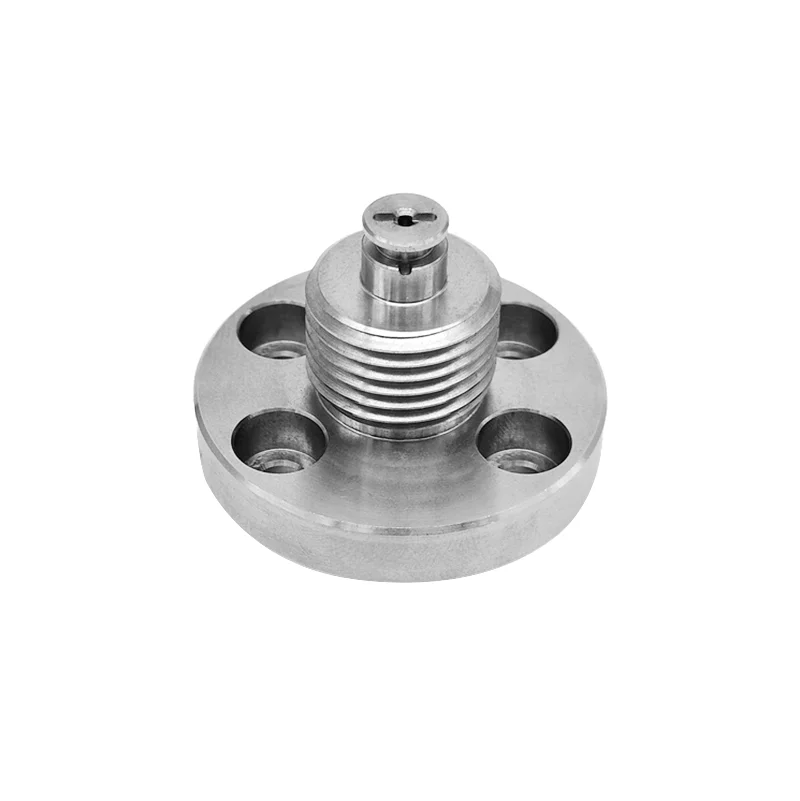 Custom CNC Milled Part Stainless Steel Conflat Vacuum Flange Aluminium Cooper VCR-Adapter Manufacturer