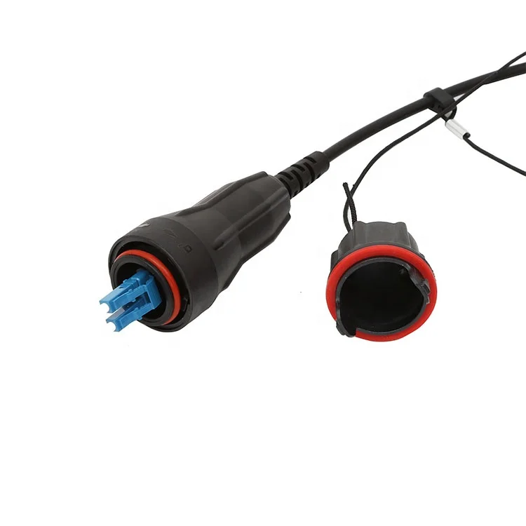Fiber Patch Cord 2 Core Fullaxs LC IP68 fullaxs connector sealing and cable assembly Waterproof  connector