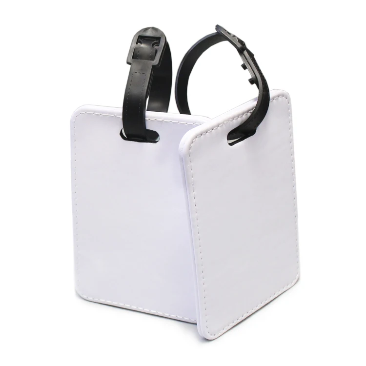 Sublimation Blank Personalized Luggage Tag Office Luggage Tag Bridesmaids Luggage Tags Pu Leather Cover