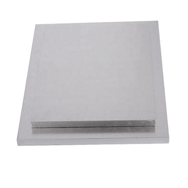 Rectangle shape silver MDF cake boards cardboard