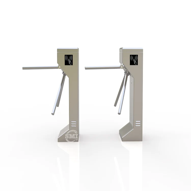 acces control system access barrier automatic electric security tripod barrier with fingerprint and rfid STDZ01