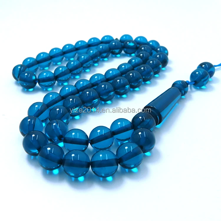 Resin rosary beads 10mm 51pcs tasbeeh prayer beads tasbih dubai tasbeh muslim prayer beads saudi arabia for jewelry masking