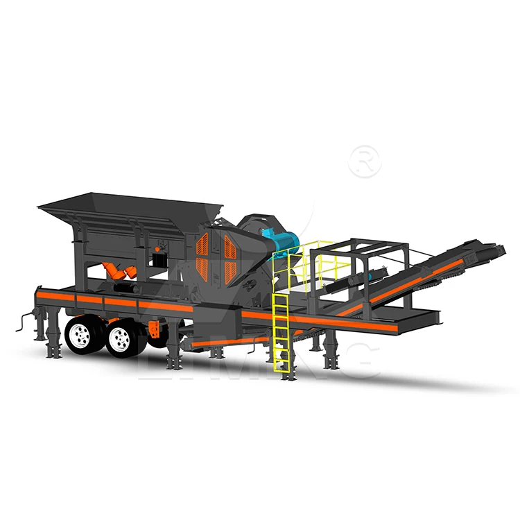 200 to 250 TPH Wheel Mounted Mobile Stone Jaw Crusher Mobile Copper Ore Crushing Plant