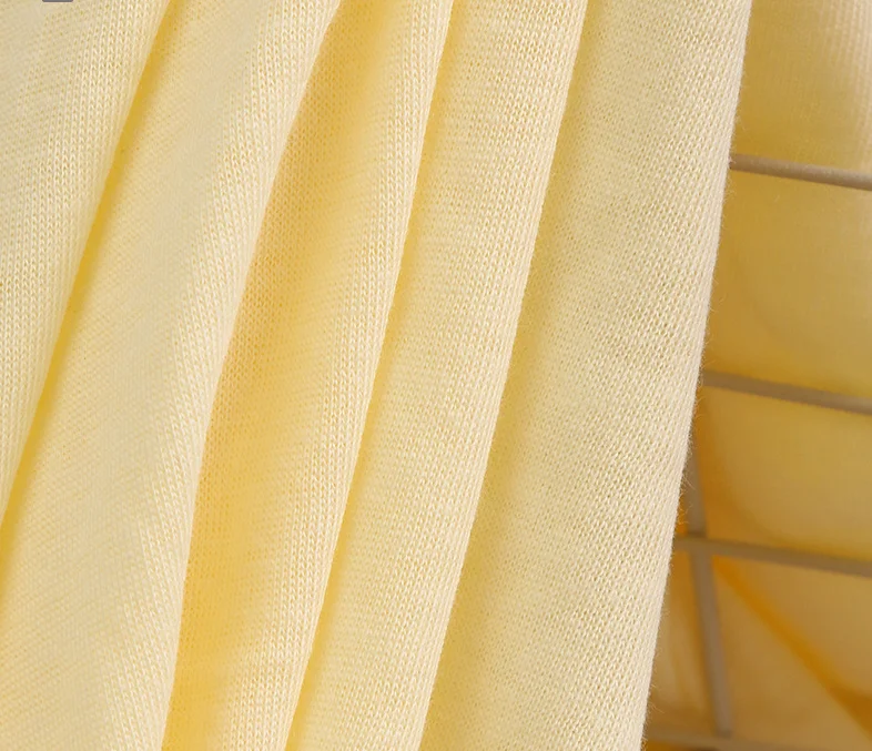 High quality soft feel 100% cotton comfortable  jersey fabric for baby t shirt trousers