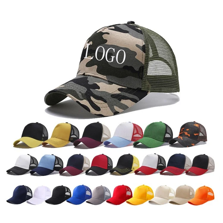 2024 New Arrivals Fashion Embroidery Anime Baseball Cap With Mesh Foam Hat Trucker Cap Custom Logo