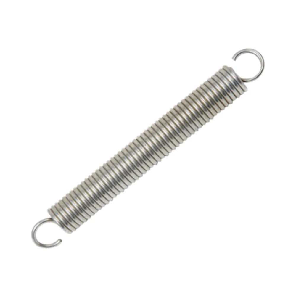 Wenzhou processing machinery switchgear 0.8 tensile spring stainless steel German tension spring/English hook double hook spring