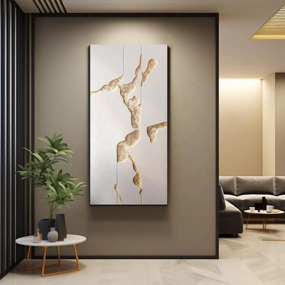 Wood carving artwork textured sculpture home decor Nordic Style luxury modern minimalist art wooden wall decoration