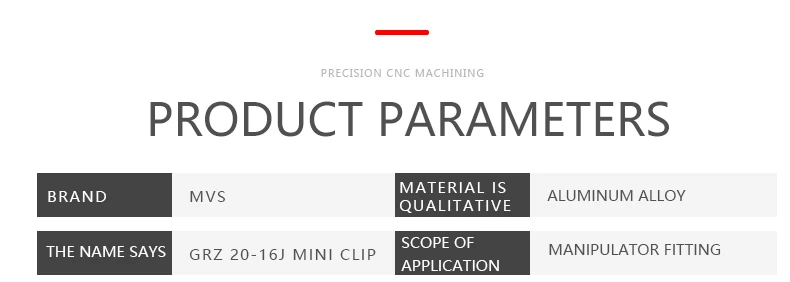 GRZ20 Series Pneumatic Accessories Mini Clamp Nozzle Air Robot Manipulator Automation Gripper