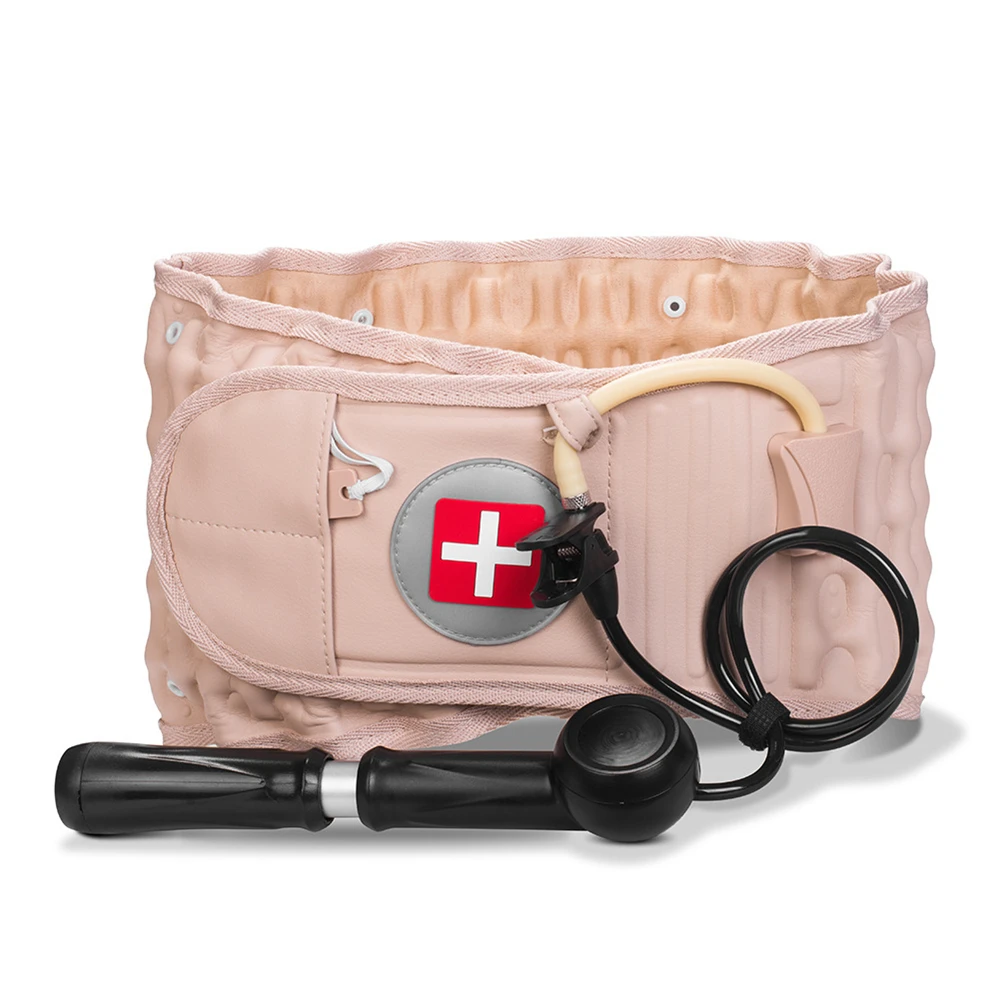 Lumbar Spinal-air Decompression Back Belt Air Traction Waist Protect Belt Pain Lower Lumbar Support& Extender Belt